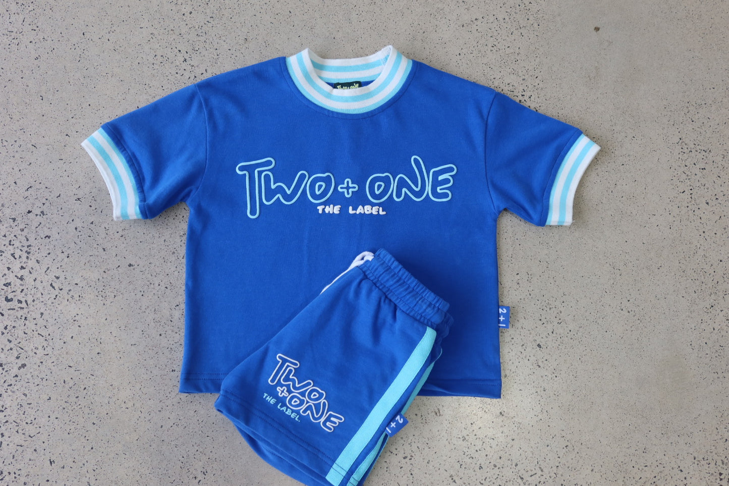 Racer Shorts -Blue lemonade