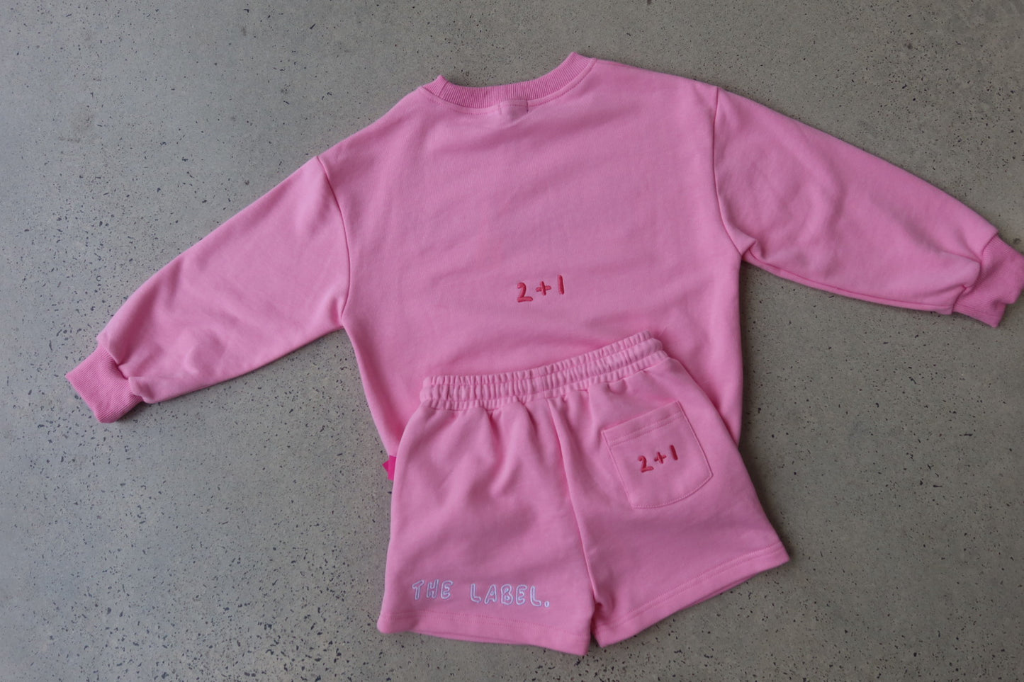 LOUNGE SWEATSHIRT-PINK SHERBERT