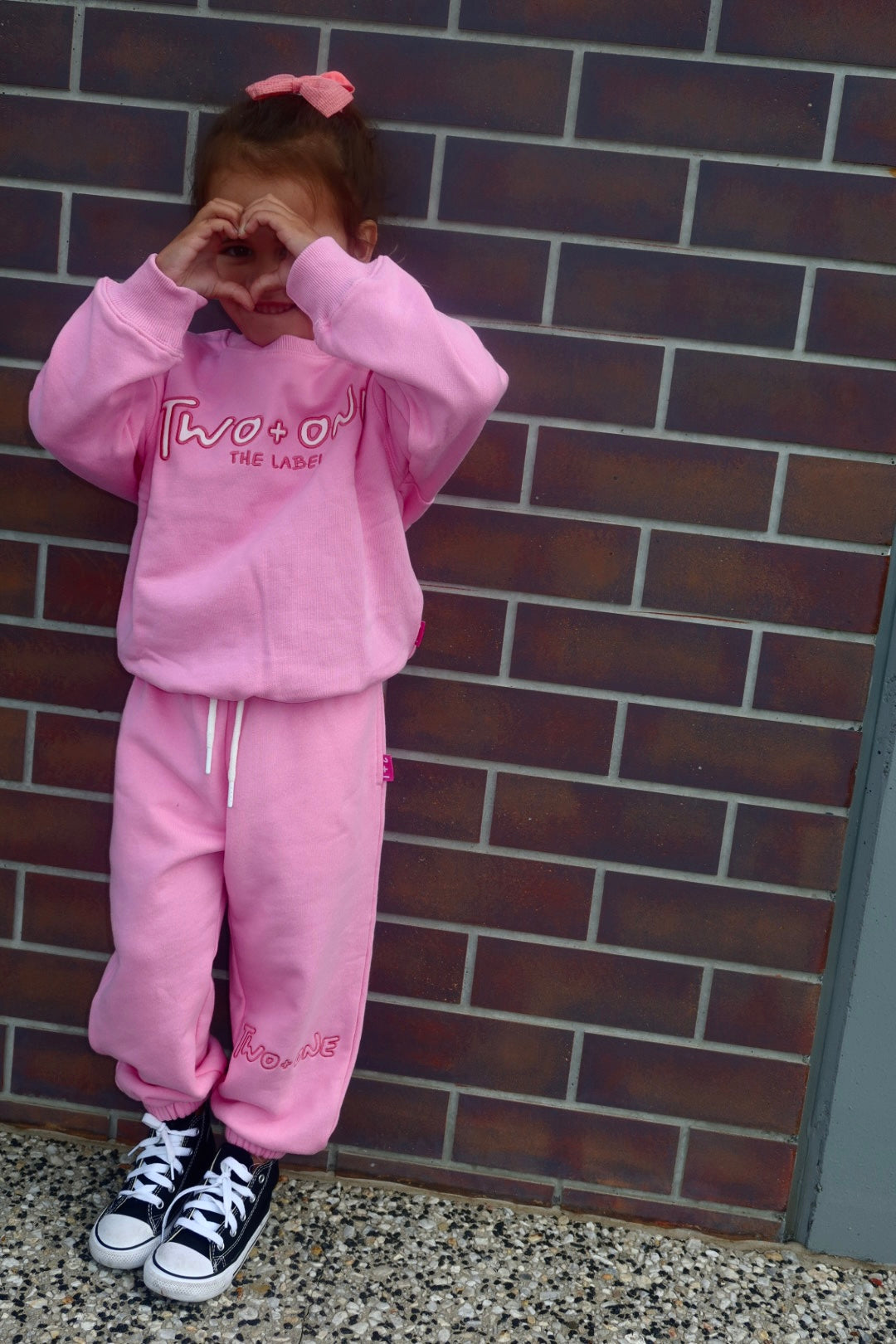 LOUNGE SWEATSHIRT-PINK SHERBERT