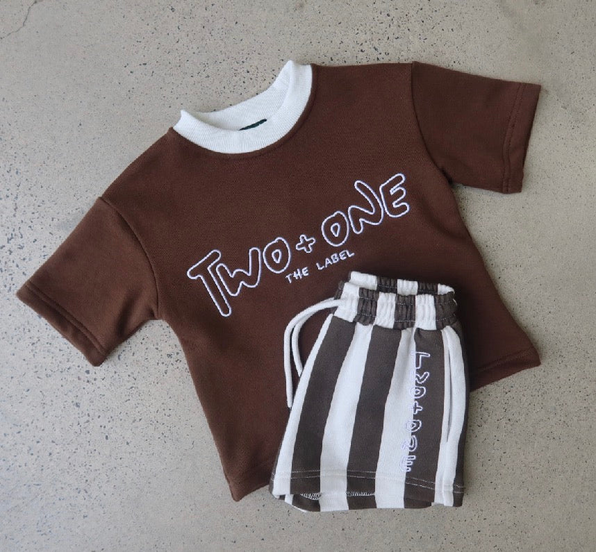 Cocoa Stripe Set