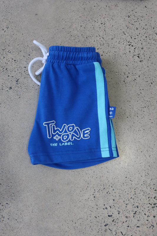 Racer Shorts -Blue lemonade