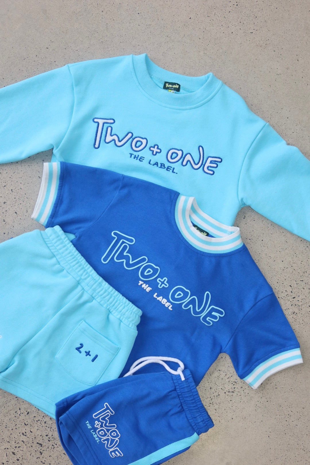 Summer lounge SHORTS - Blue lemonade