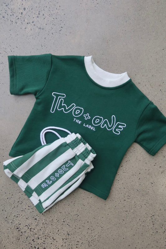 Stripe Set - Hunter Green