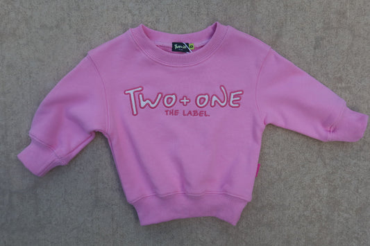 LOUNGE SWEATSHIRT-PINK SHERBERT